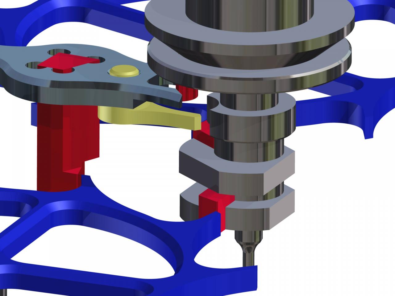 Detail view of Kari Voutilainen's natural escapement