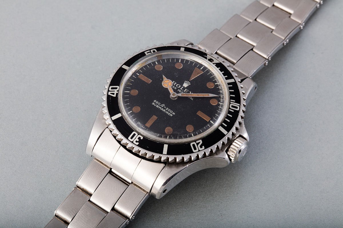 James Bond Buzz Saw Rolex Submariner 5513 from Live and Let Die - Perpetuelle