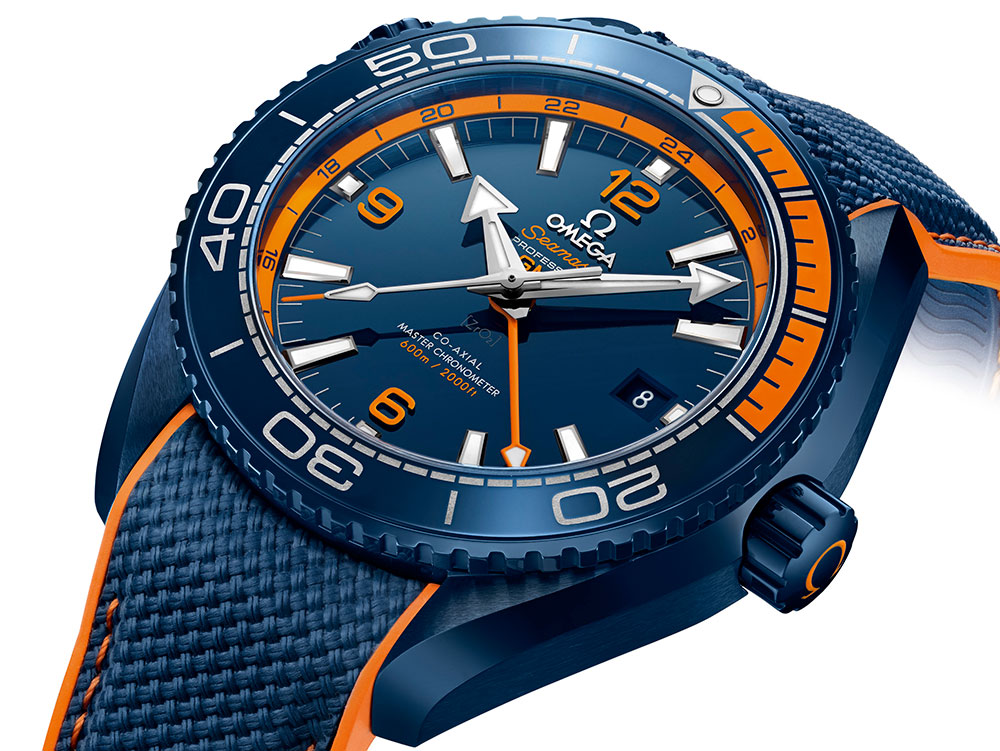 Omega Seamaster Planet Ocean 'Big Blue' GMT Watch Watch Releases 